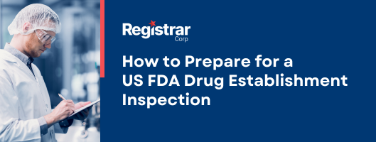 How to Prepare for a US FDA Drug Establishment Inspection